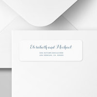 Einfache Hochzeitsskripte-Rücksendeadresse