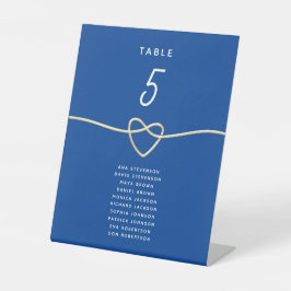 Einfache Hochzeitsstift Sockelschild