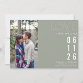 Einfache Hochzeitsstimmung im Grünen Fall-Foto Lie Ankündigung (Vorderseite)