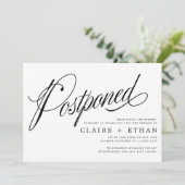 Einfache Hochzeitstiftung Einladung (Stehend Vorderseite)