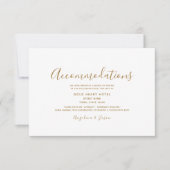 Einfache Hochzeitsunterkunft Eintrittskarte (Vorderseite)