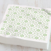 Einfache Holiday Snowflake Muster Klasse Serviette