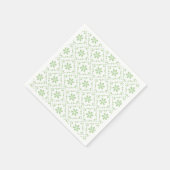 Einfache Holiday Snowflake Muster Klasse Serviette (Ecke)