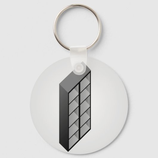 Einfache Holzablage Schlüsselanhänger (Vorderseite)