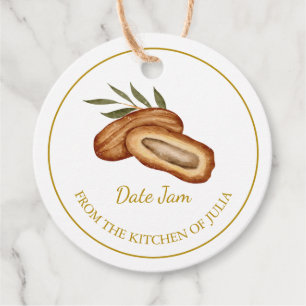Einfache Homemade Date Jam Hang Tag l White Geschenkanhänger