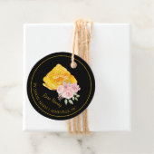 Einfache Honeycomb-Rose in Honey Hang Tag Geschenkanhänger (Beispiel)