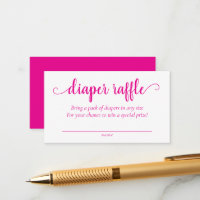 Einfache Hot-Pink-Windeln | Magenta-Dusche