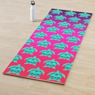 Einfache Hübsch blaugrüne Türkis aquamarine Meeres Yogamatte