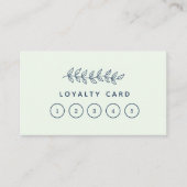 Einfache hübsche Pflanze, Gartentreuekarte Treuekarte (Vorderseite)