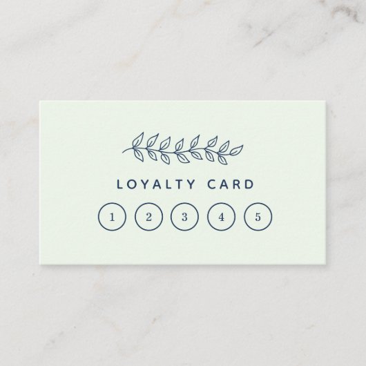 Einfache hübsche Pflanze, Gartentreuekarte Treuekarte (Vorderseite)