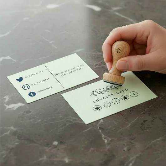 Einfache hübsche Pflanze, Gartentreuekarte Treuekarte