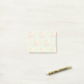 Einfache hübsche Rose Print Blumen Haftnotizen Post-it Klebezettel (Auf Schreibtisch)