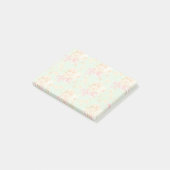 Einfache hübsche Rose Print Blumen Haftnotizen Post-it Klebezettel (angewinkelt)