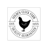 Einfache Hühnereier-Runde Gummistempel (Prägung)
