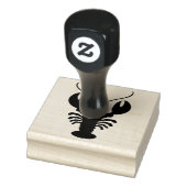 Einfache Hummer Meeresfrüchte Gummistempel (Stempel)