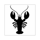 Einfache Hummer Meeresfrüchte Gummistempel (Prägung)