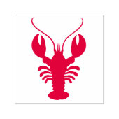 Einfache Hummer Meeresfrüchte Permastempel (Design)