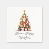 Einfache Hundeweihe Serviette (Vorderseite)