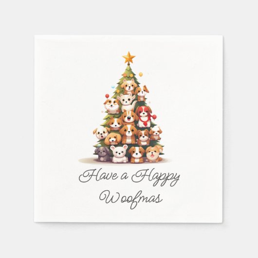 Einfache Hundeweihe Serviette (Vorderseite)