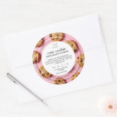 Einfache Hütte Lebensmittelgesetze - Produktkennze Runder Aufkleber (Umschlag)