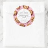 Einfache Hütte Lebensmittelgesetze - Produktkennze Runder Aufkleber (Tasche)