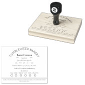 Einfache Hütte Lebensmittelrecht Gummi-Briefmarke Gummistempel (Stempel)