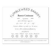 Einfache Hütte Lebensmittelrecht Gummi-Briefmarke Gummistempel (Prägung)