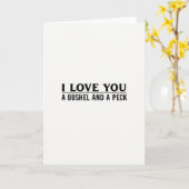 Einfache Ich liebe dich Bushel Peck Karte (Gelbe Blume)