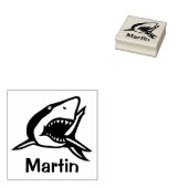 Einfache Icons / Bild - SHARK + Ideen Gummistempel (Stempel)