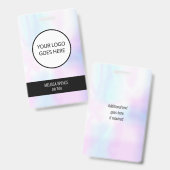 Einfache ID-Sicherheit für irrisierende Logos Ausweis (Vorder- & Rückseite)