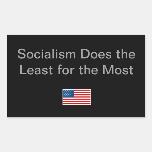 Einfache Idee für die politische Jahreszeit Rechteckiger Aufkleber (Vorderseite)