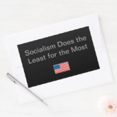 Einfache Idee für die politische Jahreszeit Rechteckiger Aufkleber (Umschlag)