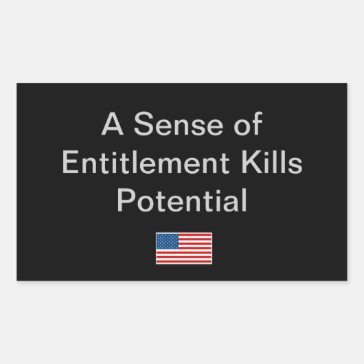 Einfache Idee für die politische Jahreszeit Rechteckiger Aufkleber (Vorderseite)