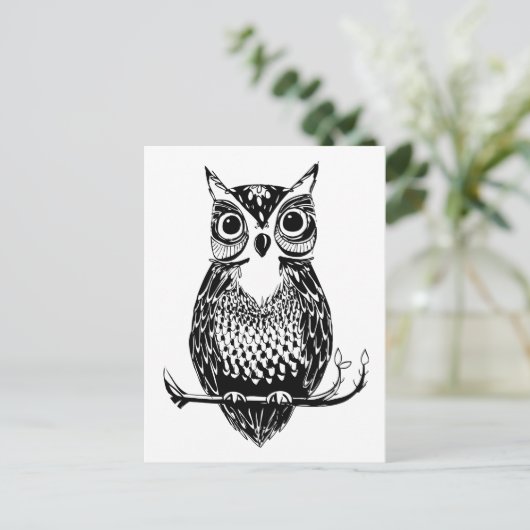 Einfache Illustrierte Hülle Postkarte (Stehend Vorderseite)