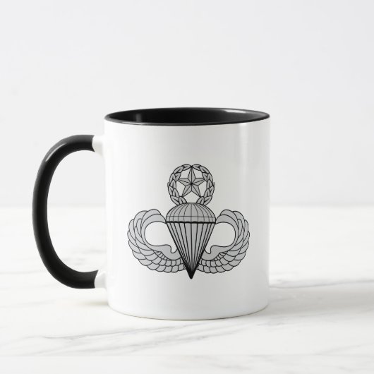 Einfache Im Flugzeug Jump Wings Tasse (Links)