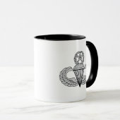 Einfache Im Flugzeug Jump Wings Tasse (VorderseiteRechts)