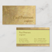 Einfache Imitate aus Metall Visitenkarte (Vorne/Hinten)