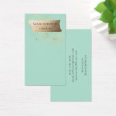 Einfache Imitate Gold Minze Modern Earring Display (Schreibtisch)