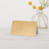 Einfache Imitate Goldschreath mit Kreuz Platzkarte (Rückseite)