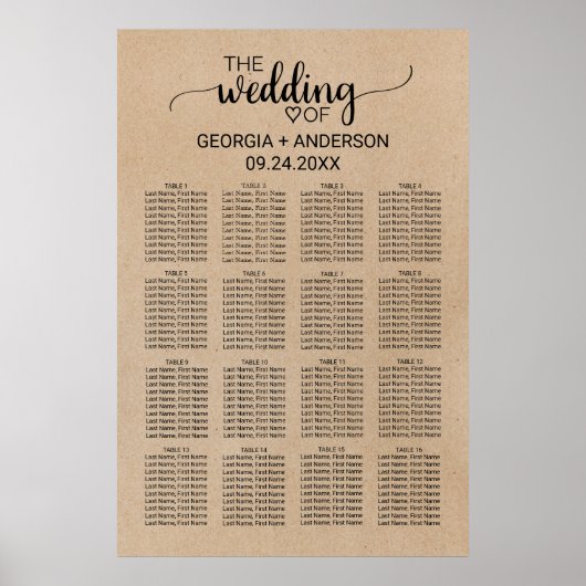 Einfache Imitate Kalligrafie-Seekarte Poster (Vorne)