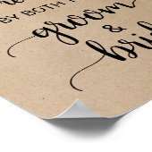 Einfache Imitate Kraft Kalligrafie Wählen Sie ein Poster (Ecke)