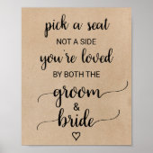 Einfache Imitate Kraft Kalligrafie Wählen Sie ein Poster (Vorne)