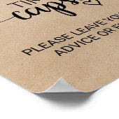 Einfache Imitate Kraft Kalligrafie Zeitschrift Kap Poster (Ecke)