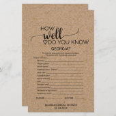 Einfache Imitate Kraft Kennen Sie das Bride-Spiel (Vorne/Hinten)