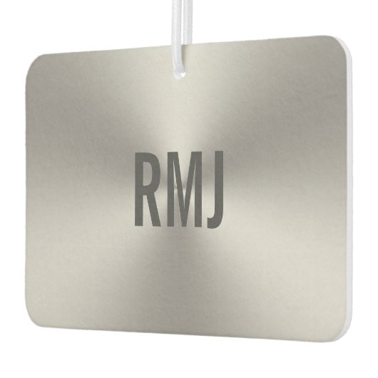 Einfache Imitate Silver Gray Monogram Autolufterfrischer (Links)