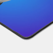 Einfache, individuell anpassbare dunkle Zielscheib Schreibtischunterlage (Ecke)