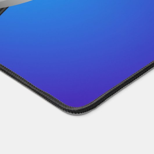 Einfache, individuell anpassbare dunkle Zielscheib Schreibtischunterlage (Ecke)