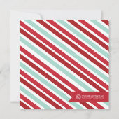 Einfache, individuell anpassbare Weihnachtszeit-Pa Einladung (Rückseite)