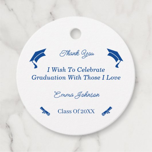 Einfache, individuell auf den Kunden abgestimmte A Geschenkanhänger (Vorderseite)