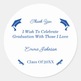 Einfache, individuell auf den Kunden abgestimmte A Runder Aufkleber